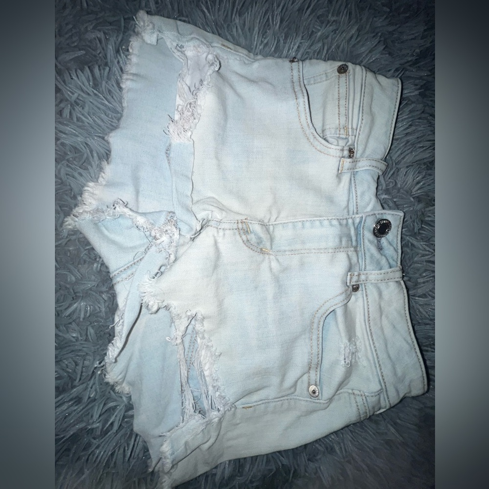 Jean shorts- light blue